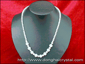 芙蓉晶項鏈 s0020 江蘇連云港市東海龍宮水晶公司精美珠寶首飾展示